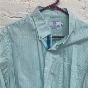 Teal Southern Tide Sport Shirt XL
